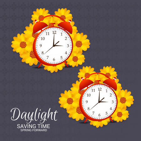 Daylight Saving Time.のイラスト素材