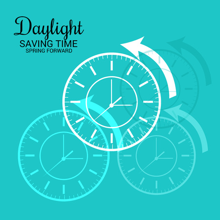 Daylight Saving Time.のイラスト素材