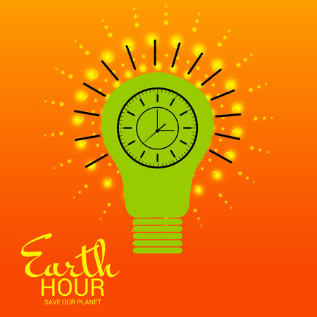 Earth Hour.のイラスト素材