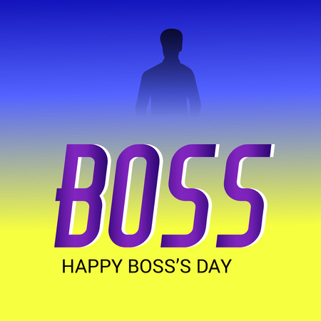 Happy Boss's Day.のイラスト素材