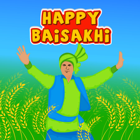 Happy Baisakhi.のイラスト素材