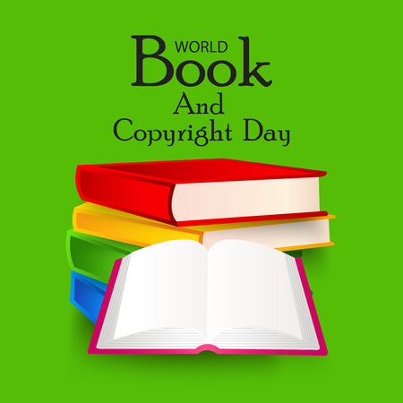 World Book and Copyright Day.のイラスト素材