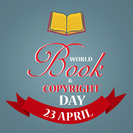 World Book and Copyright Day.のイラスト素材