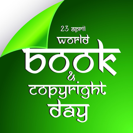 World Book and Copyright Day.のイラスト素材