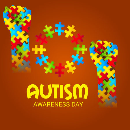 World autism awareness day.のイラスト素材
