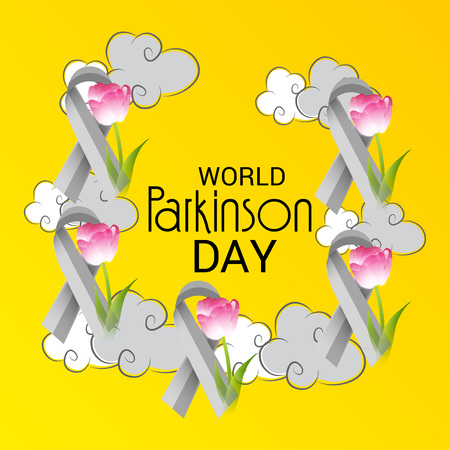 World Parkinson Day banner design conceptのイラスト素材