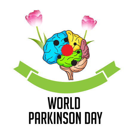 World Parkinson Day banner design conceptのイラスト素材