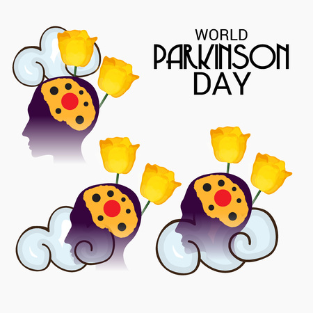 World Parkinson Day banner design conceptのイラスト素材