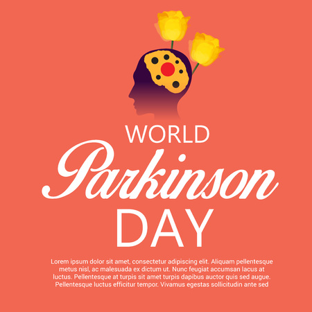 World Parkinson Day banner design conceptのイラスト素材