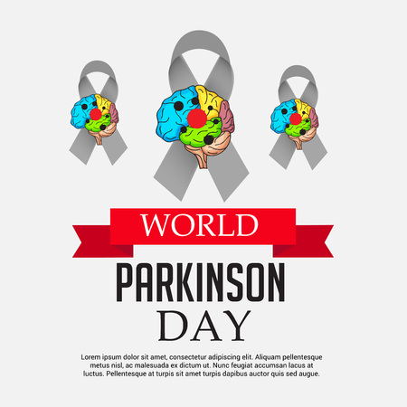 World Parkinson Day banner design conceptのイラスト素材