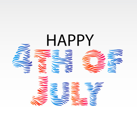 4th of July.のイラスト素材