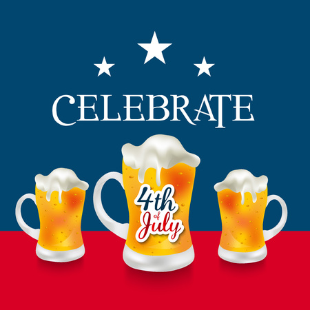 4th of July.のイラスト素材