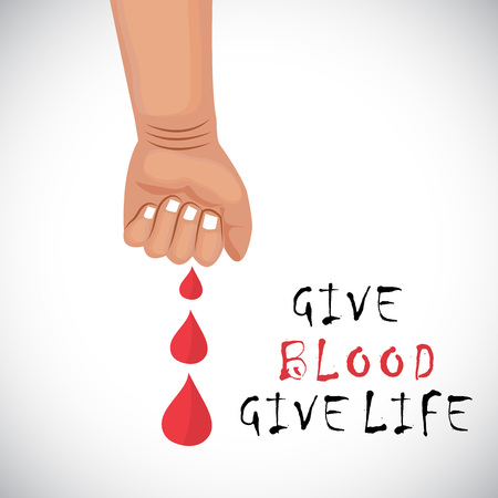 World Blood Donor Day.のイラスト素材