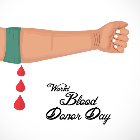 World Blood Donor Day.のイラスト素材