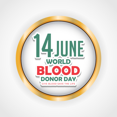 World Blood Donor Day.のイラスト素材
