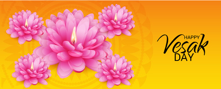 Happy Vesak Day.のイラスト素材