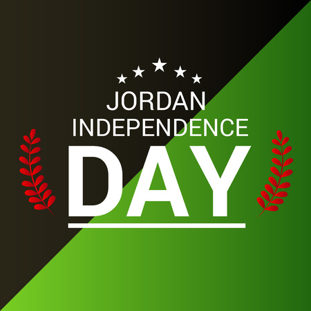 Jordan Independence Day.のイラスト素材
