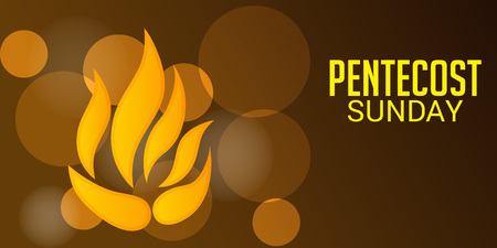 Pentecost Sunday.のイラスト素材