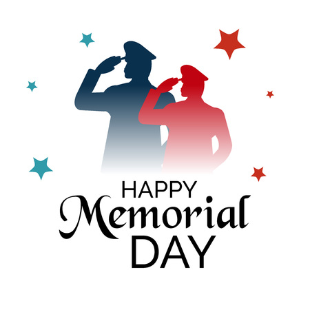 Happy Memorial Day.のイラスト素材