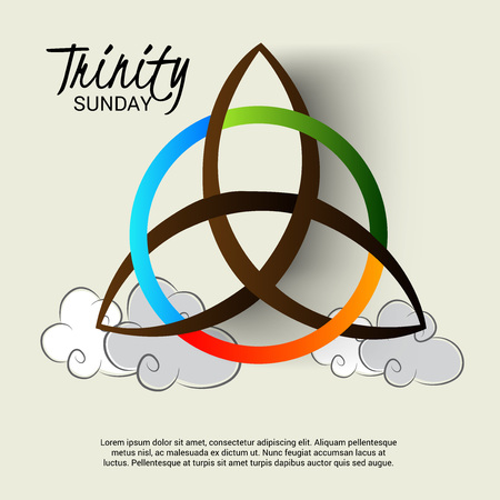 Trinity Sunday.のイラスト素材