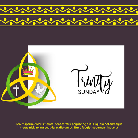 Trinity Sunday.のイラスト素材