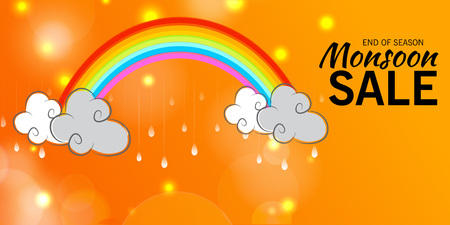 Happy monsoon.のイラスト素材