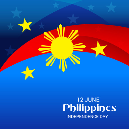 Philippines Independence Day.のイラスト素材