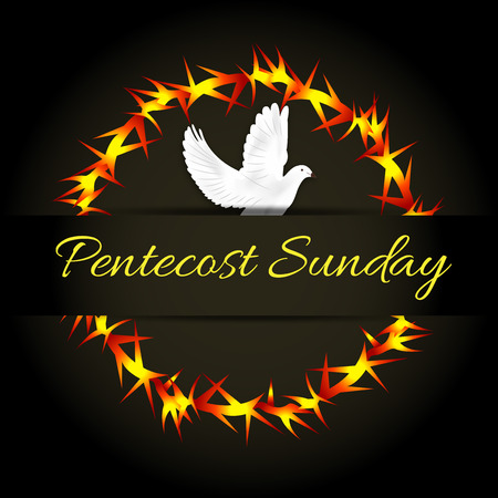 Pentecost Sunday.のイラスト素材