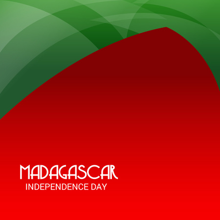 Madagascar Independence Day.のイラスト素材