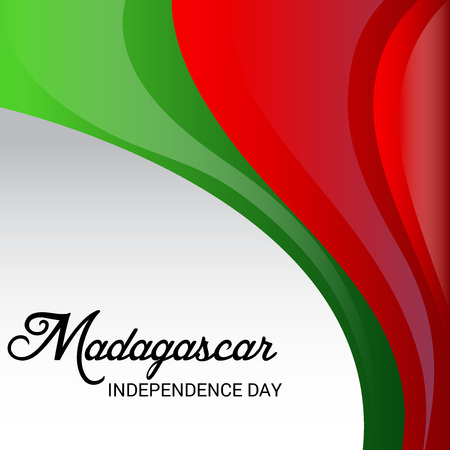 Madagascar Independence Day.のイラスト素材