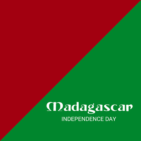 Madagascar Independence Day.のイラスト素材