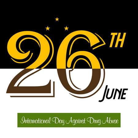 International Day Against Drug Abuse.のイラスト素材