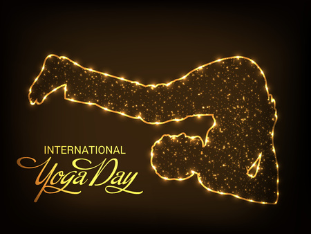 International Yoga Day.のイラスト素材