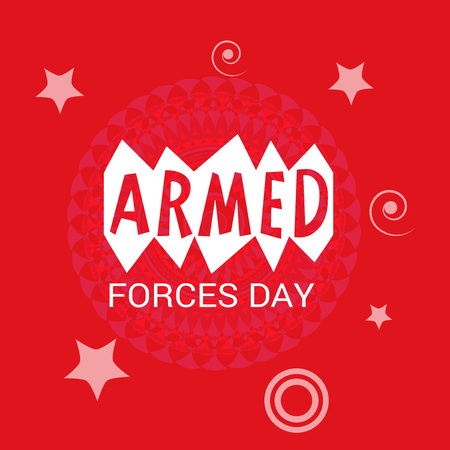 Armed Forces Day.のイラスト素材