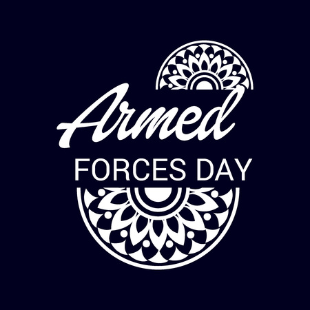 Armed Forces Day.のイラスト素材
