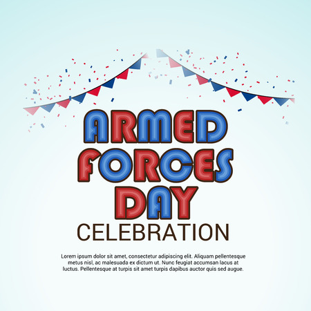 Armed Forces Day.のイラスト素材
