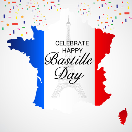 France Bastille Day.のイラスト素材