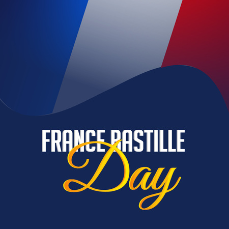 France Bastille Day.のイラスト素材