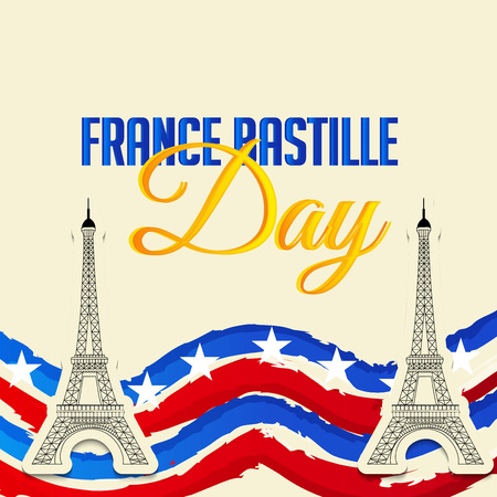 France Bastille Day.のイラスト素材
