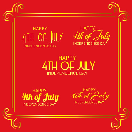 4th of Julyのイラスト素材