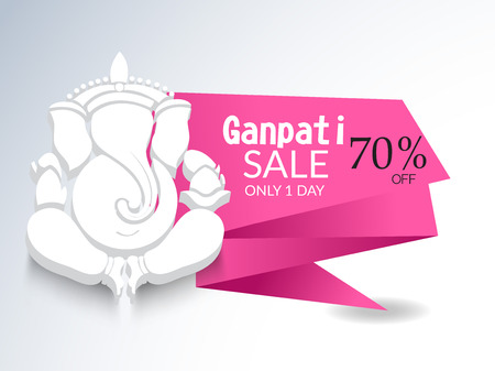 Happy Ganesh Chaturthi.のイラスト素材