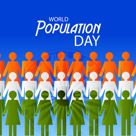 World Population Day.のイラスト素材