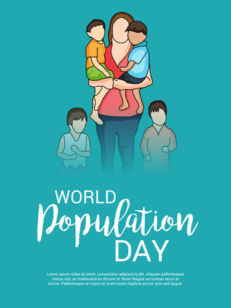 World Population Day.のイラスト素材