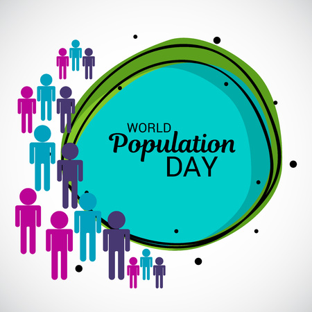 World Population Day.のイラスト素材