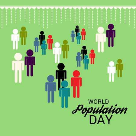World Population Day.のイラスト素材
