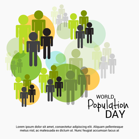 World Population Day.のイラスト素材