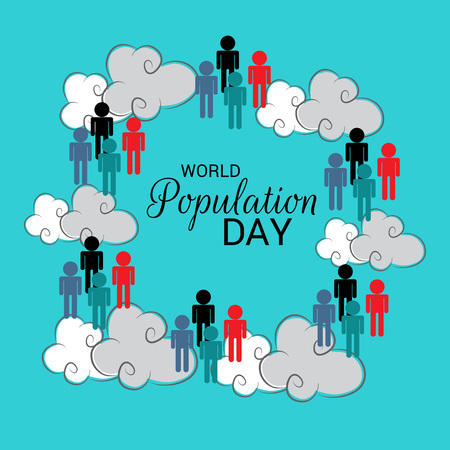 World Population Day.のイラスト素材