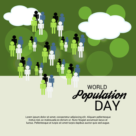 World Population Day.のイラスト素材