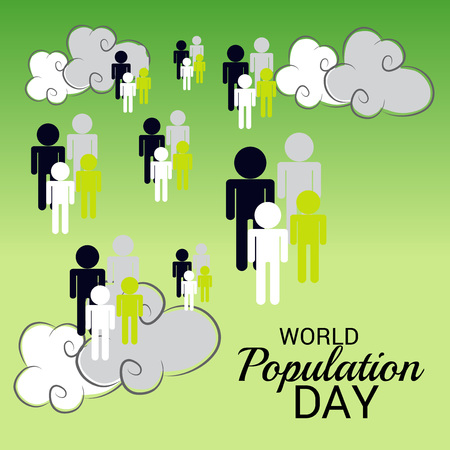 World Population Day.のイラスト素材