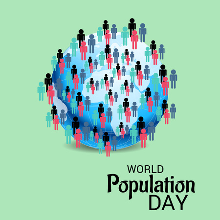 World Population Day.のイラスト素材